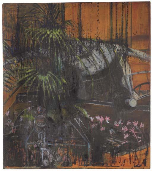 Landscape With Car — フランシス・ベーコン