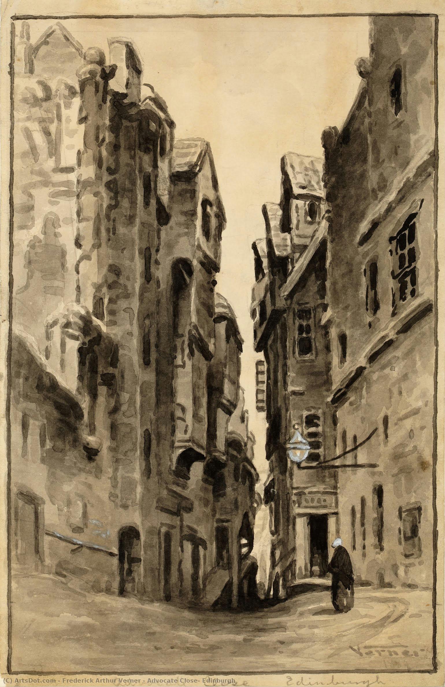Advocate Close, Edinburgh — Frederick Arthur Verner