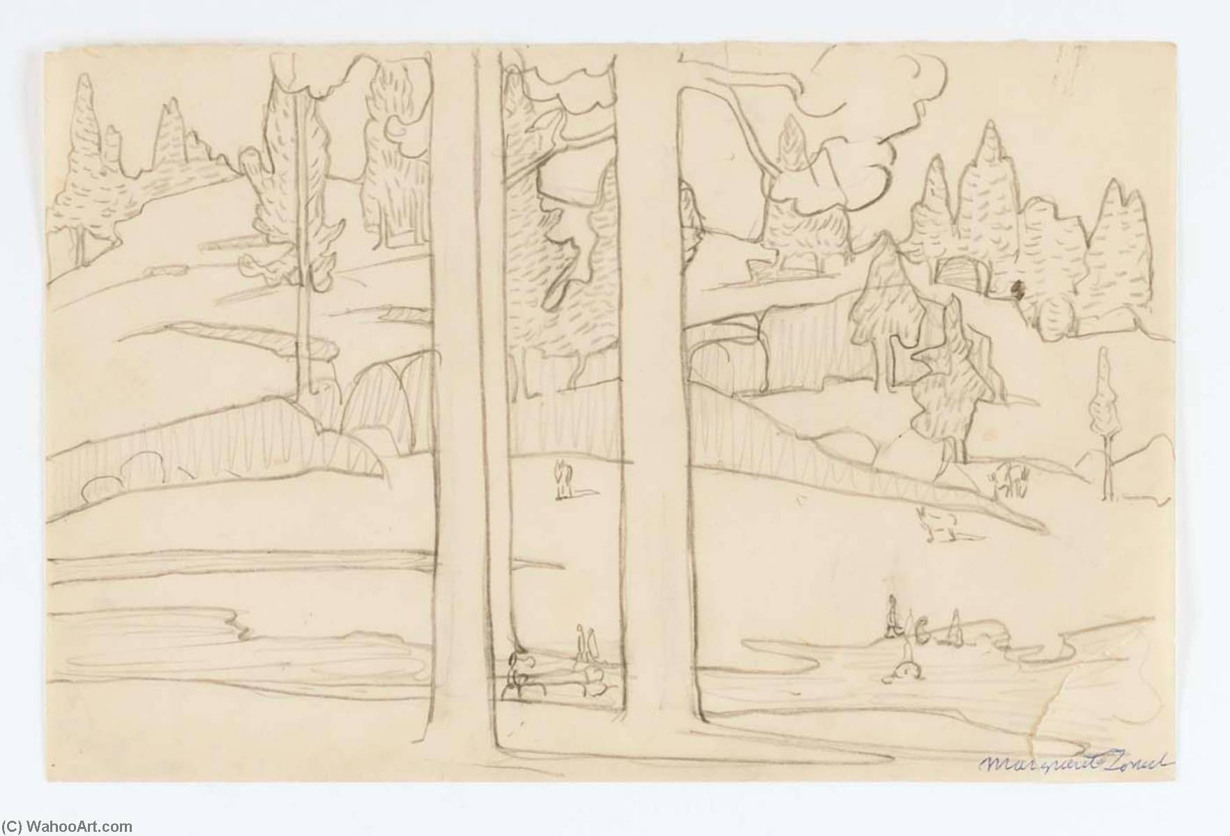 (landscape With Many Trees) — Marguerite Zorach