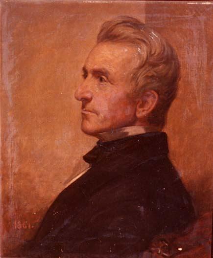 Portrait Of Hiram Mather, (painting) — George Peter Alexander Healy