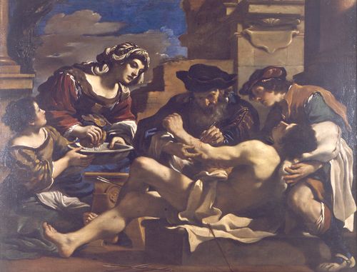 San Sebastiano Curato Da Irene — Guercino
