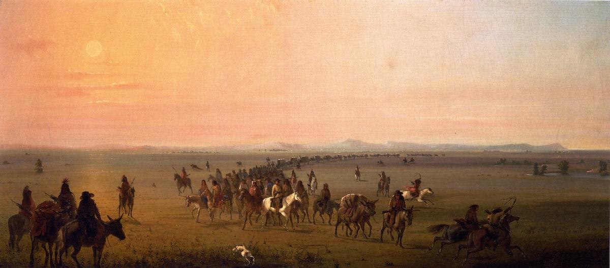 Caravan En Route — Альфред Якоб Миллер