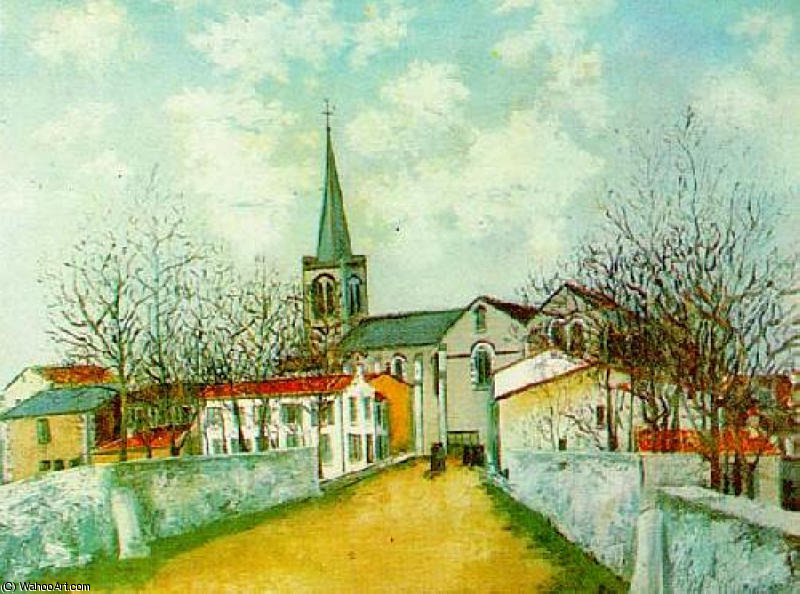 Church In Suburbs — Maurice Utrillo