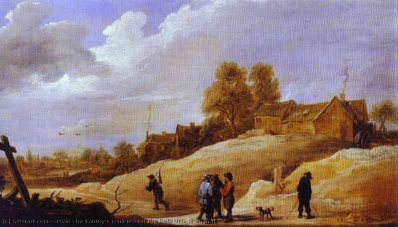 On The Outskirts Of A Town — David Teniers The Younger