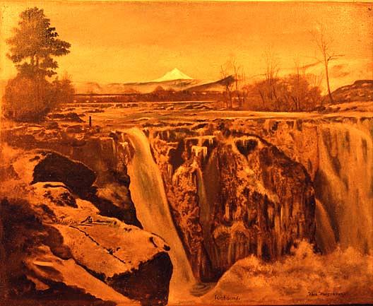 Icebound, (painting) — Flora A Morgensen