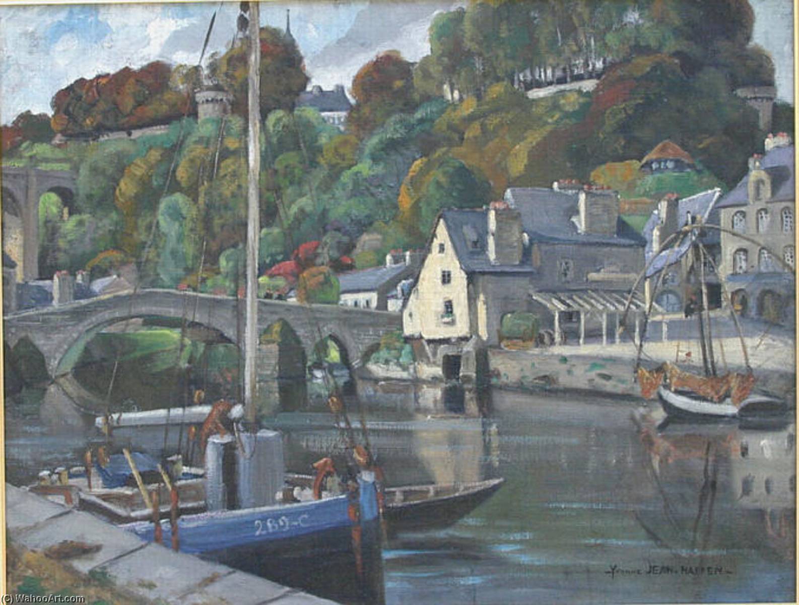 Der Alte Brücke Von Dinan — Yvonne Jean Haffen