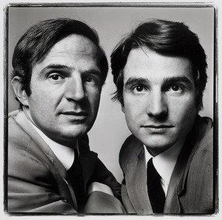 François Truffaut And Jean Pierre Leaud, Film Director And Actor, Paris — Richard Avedon