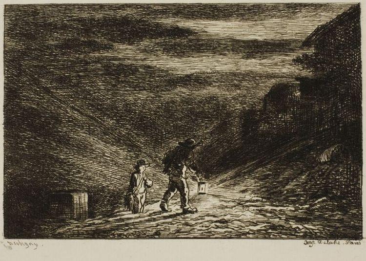 The Search For An Inn — Charles-françois Daubigny