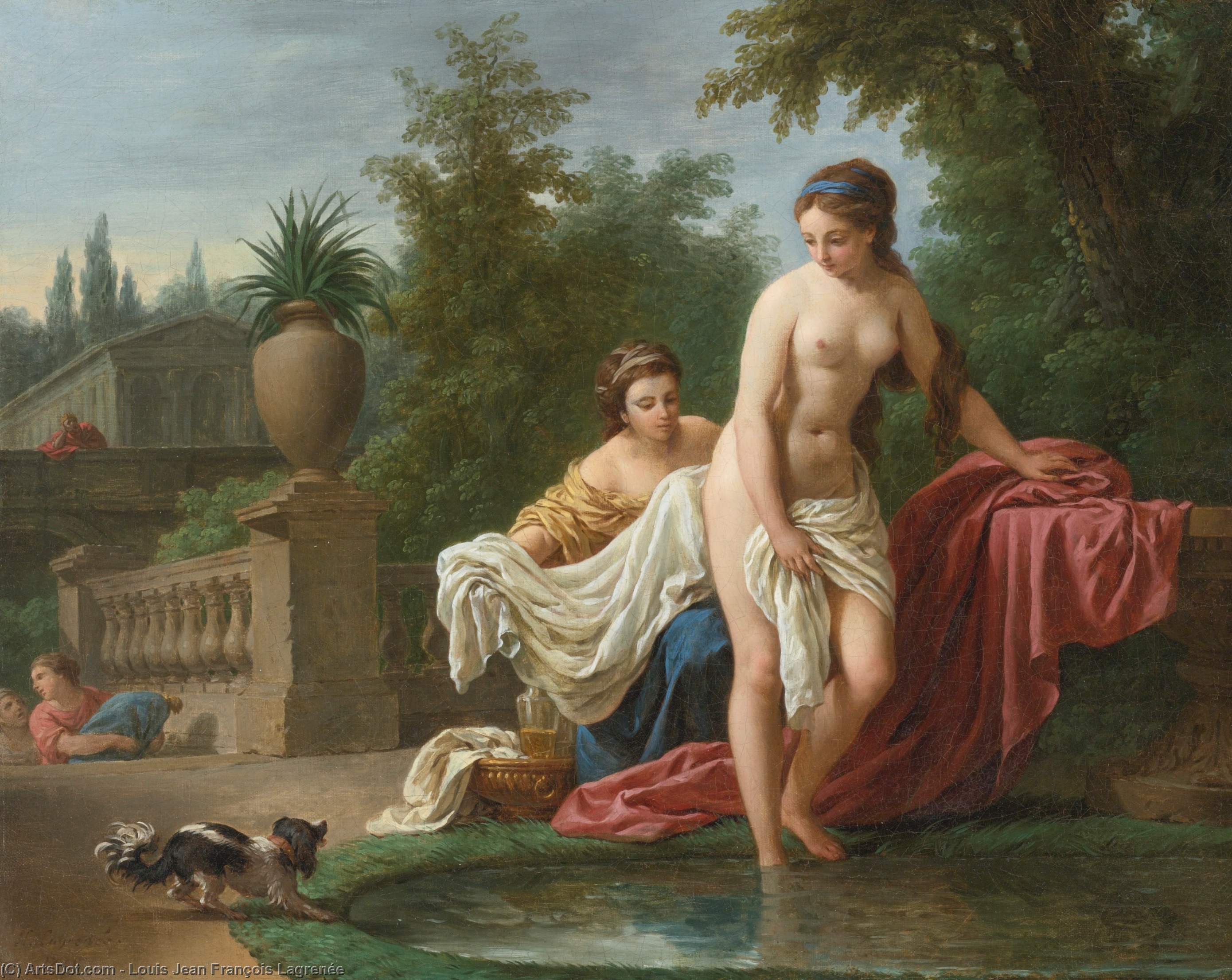 David And Bathsheba — Louis Jean François Lagrenée