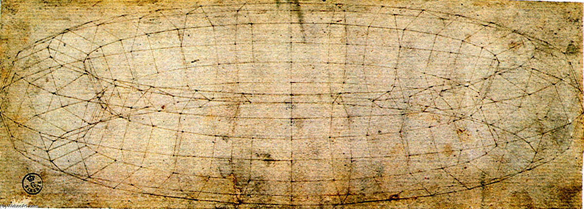 Perspective Study Of Mazzocchio — Paolo Uccello