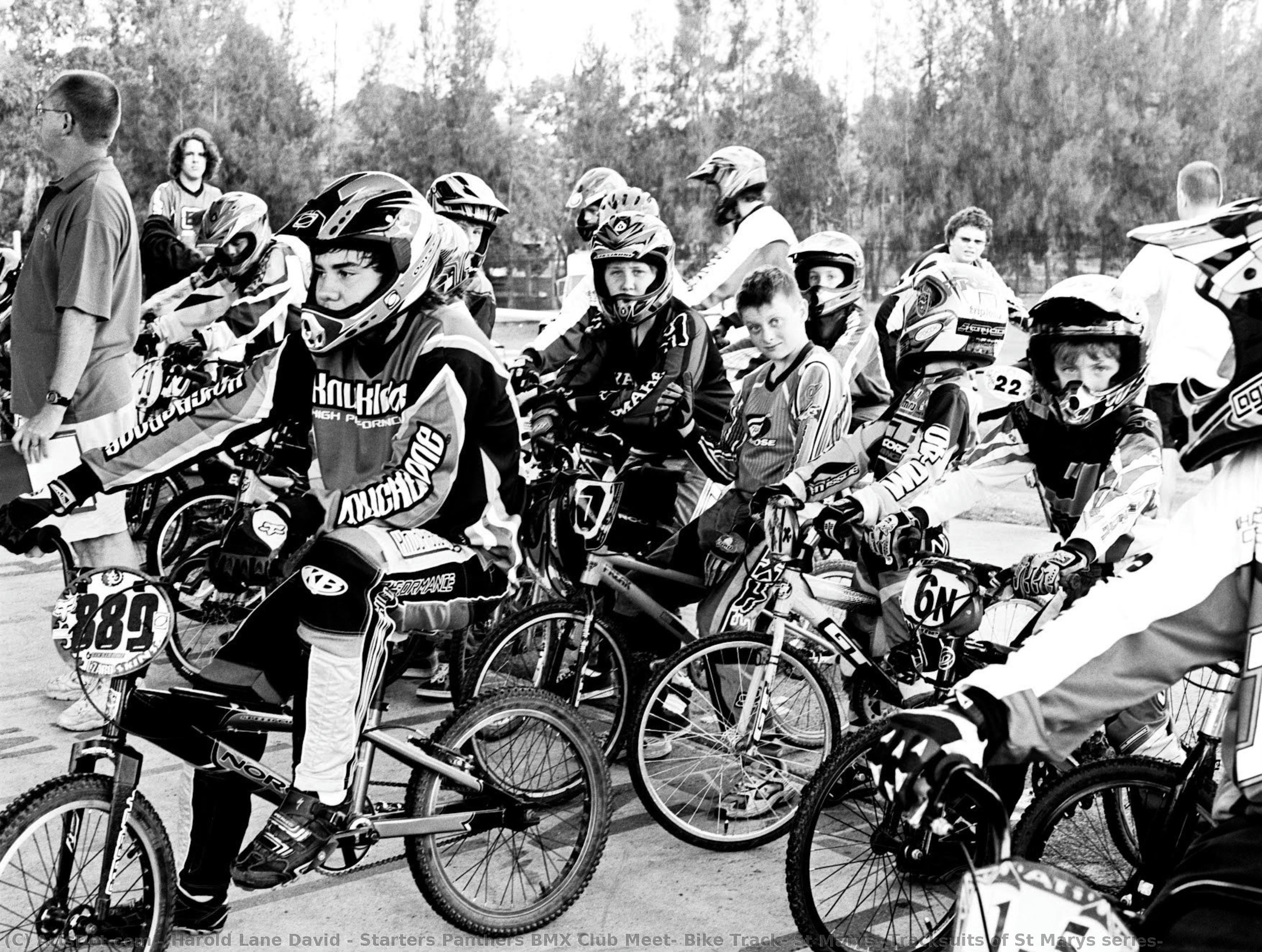 Starters Panthers Bmx Club Meet, Bike Track, St Marys (tracksuits Of St Marys Series) — ハロルド・レーン・デイヴィッド