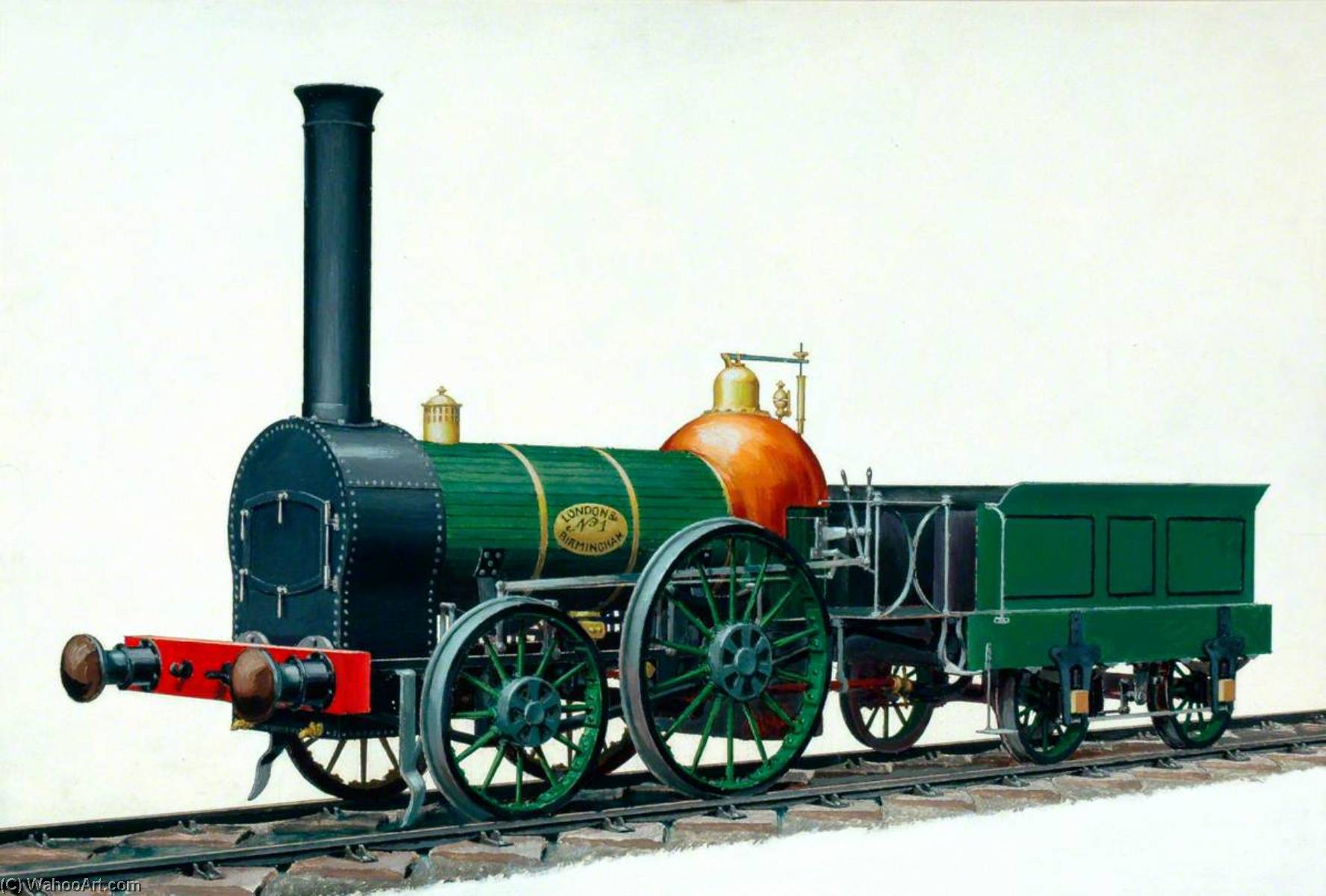 London And Birmingham Railway 2–2–0 Locomotive No.1 — Henry Maurice Whitcombe