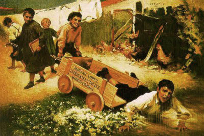 Jugando — Cecílio Pla Y Gallardo