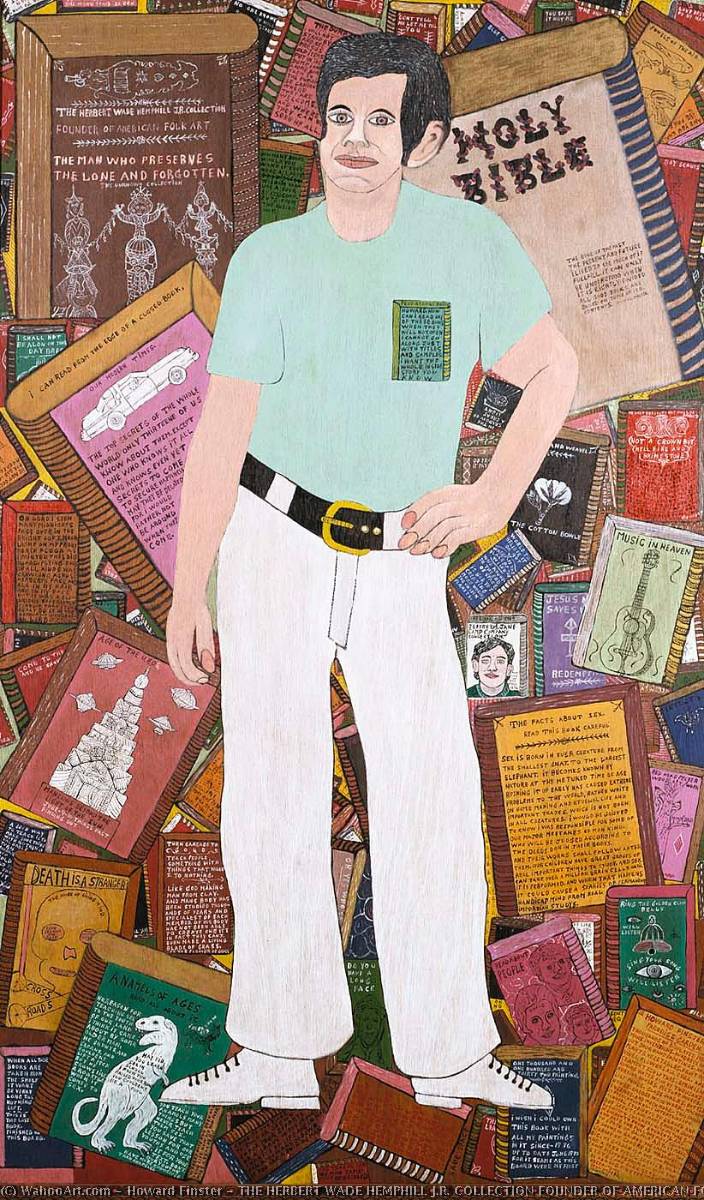 The Herbert Wade Hemphill J.r. Collection Founder Of American Folk Art The Man Who Preserves The Lone And Forgotten. The Unknown Collection — Howard Finster