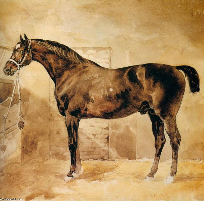 Caballo Inglés En El Establecimiento — Teodoro Gericault