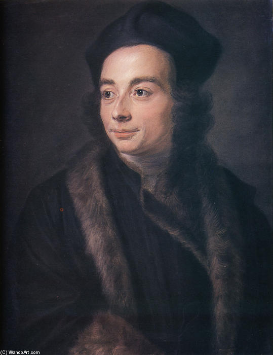 Abbot Jean Jacques Huber — Maurice Quentin De La Tour