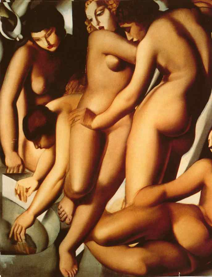 Femmes Au Bain (détail) — Tamara De Lempicka