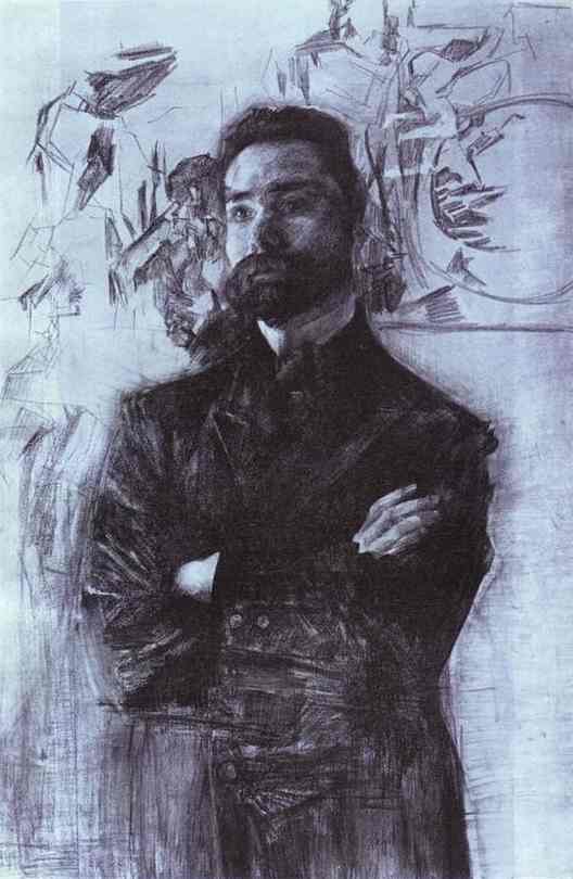 Portrait Of The Poet Valery Briusov — Mikhail Vrubel