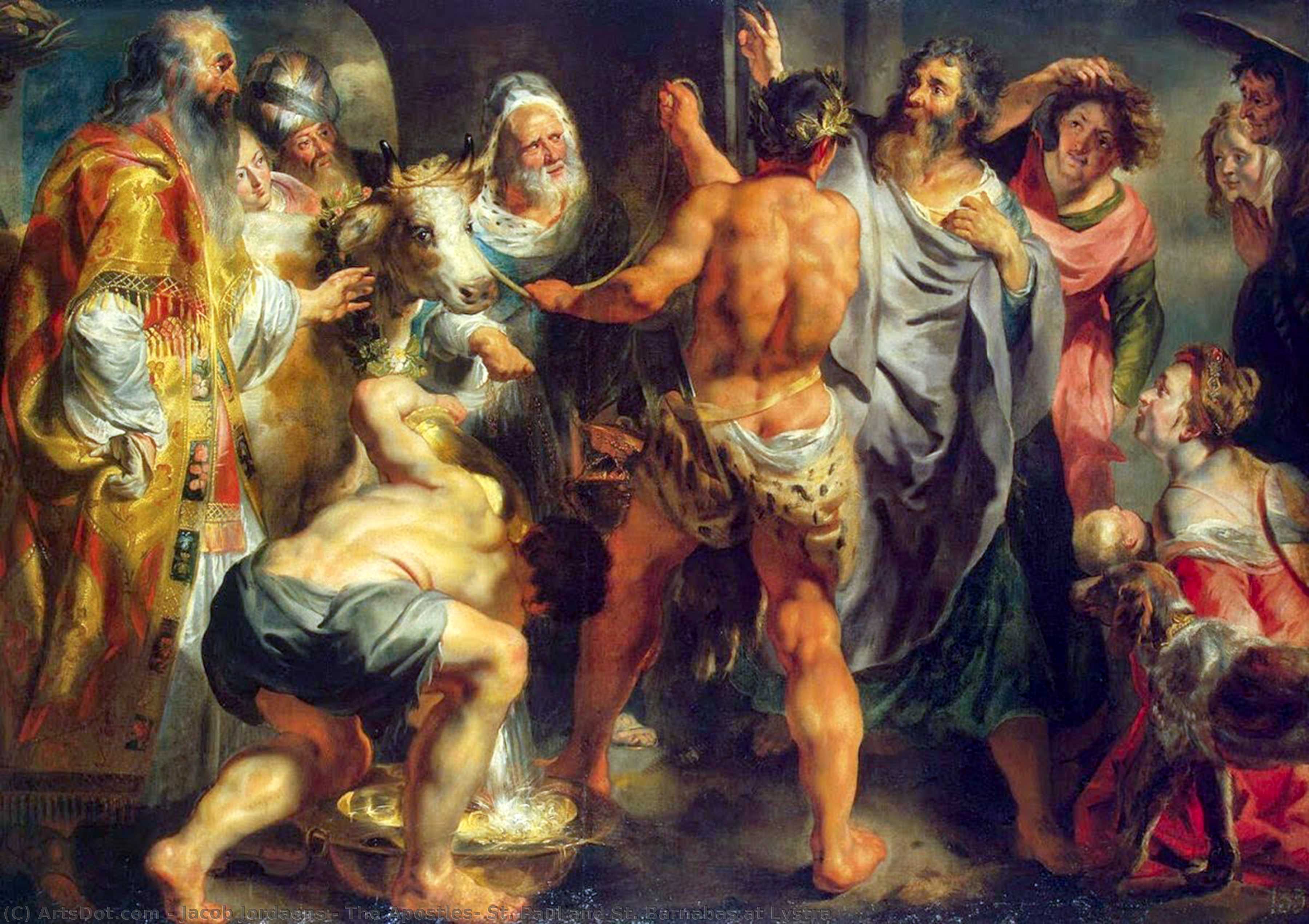The Apostles, St. Paul And St. Barnabas At Lystra — Jacob Jordaens
