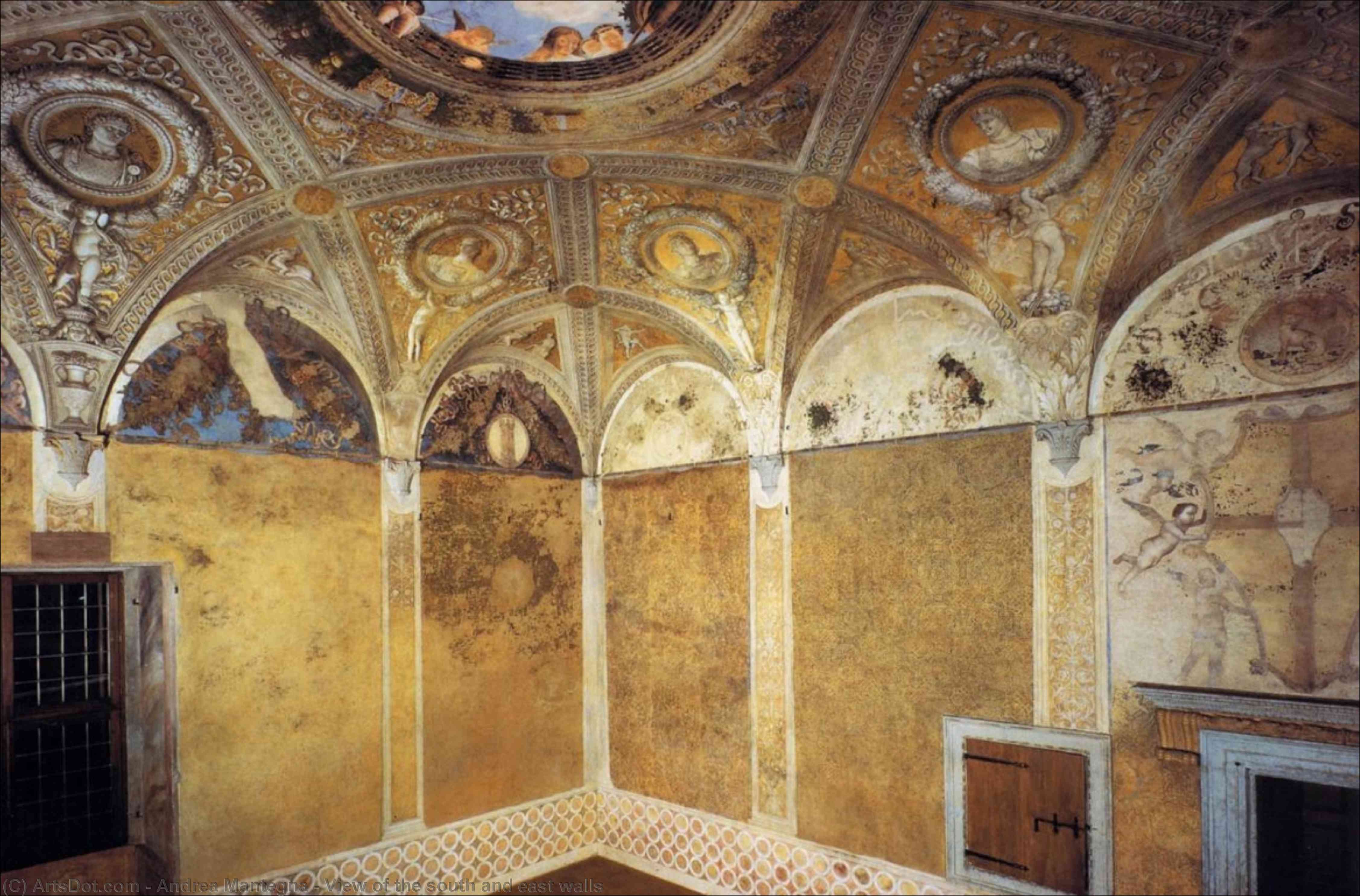 View Of The South And East Walls — Andrea Mantegna