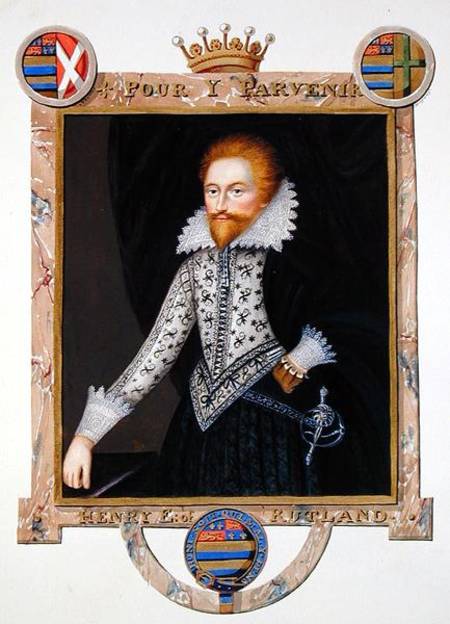 Portrait Of Henry Manners 2nd Earl Of Rutland From 'memoirs Of The Court Of Queen Elizabeth — Sarah Countess Of Essex