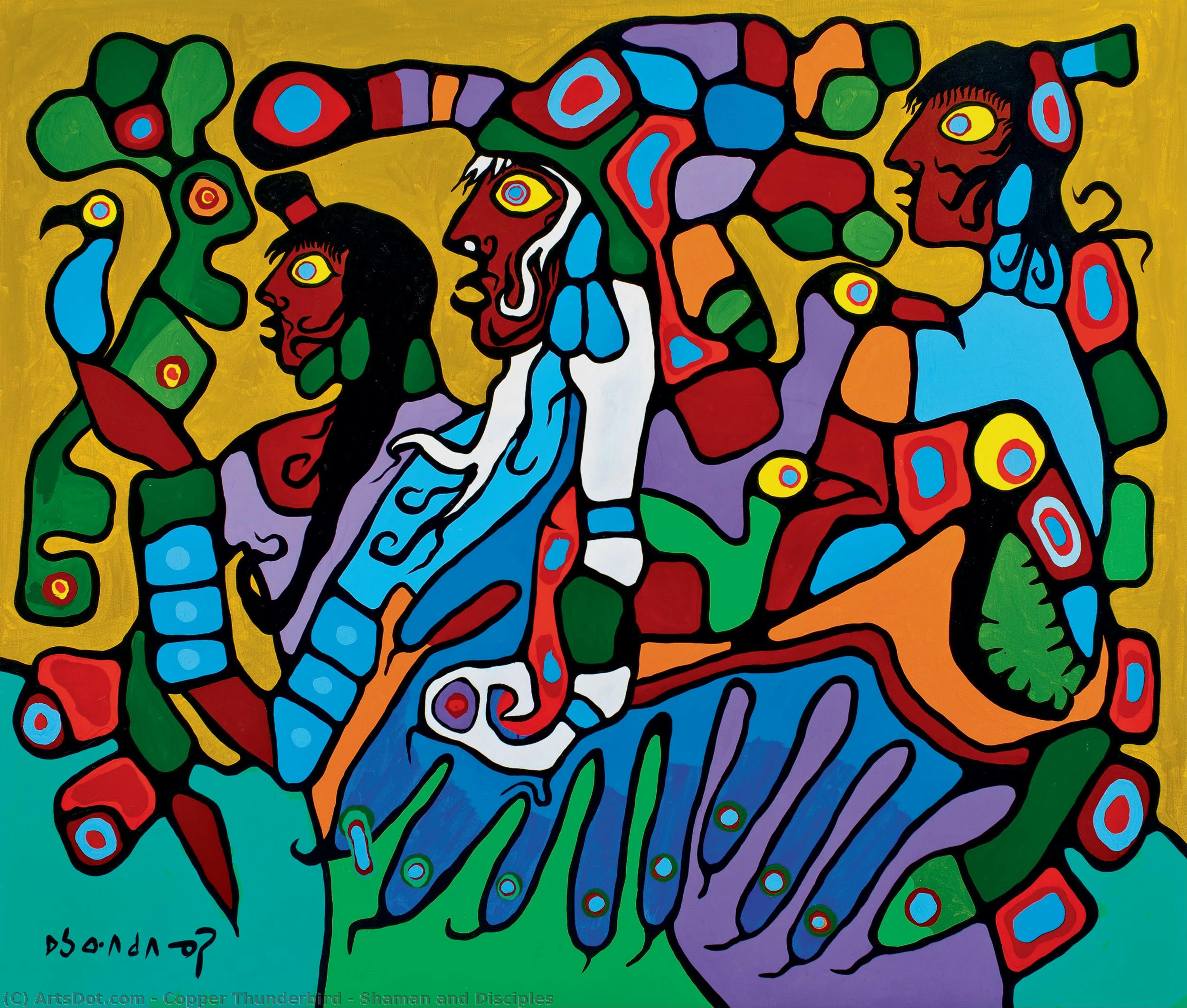 Shaman And Disciples — Copper Thunderbird
