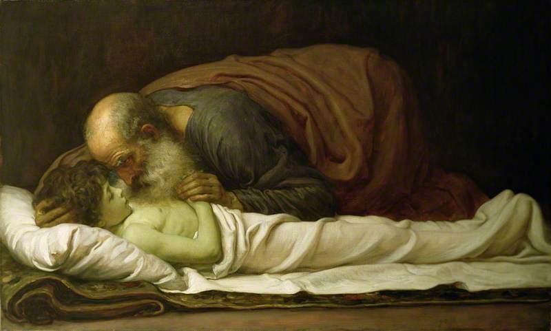 Elisha Raising The Son Of The Shunamite — Sir Frederic Lord Leighton