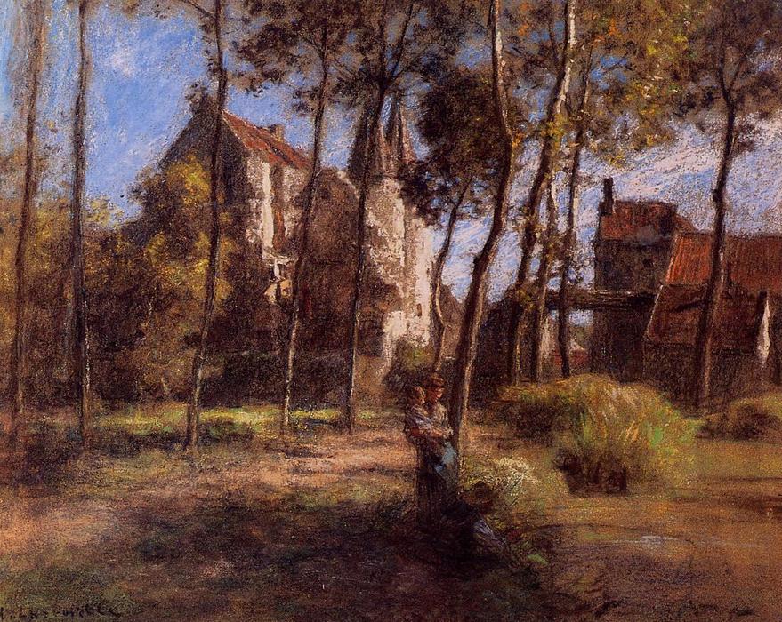 The Chateau D'armentieres Sur Ourcq — Léon Augustin L'hermitte