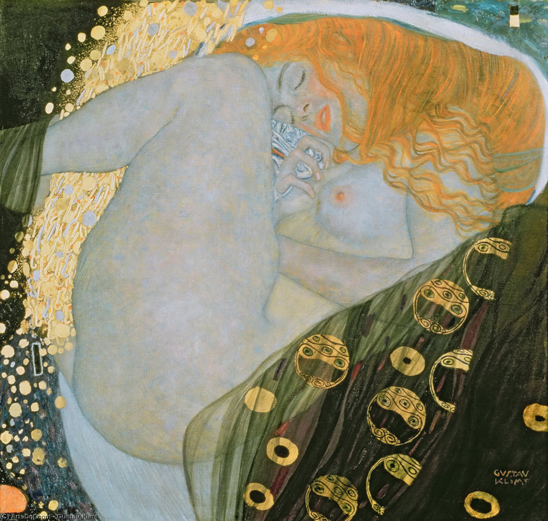 Danae — Густав Климт