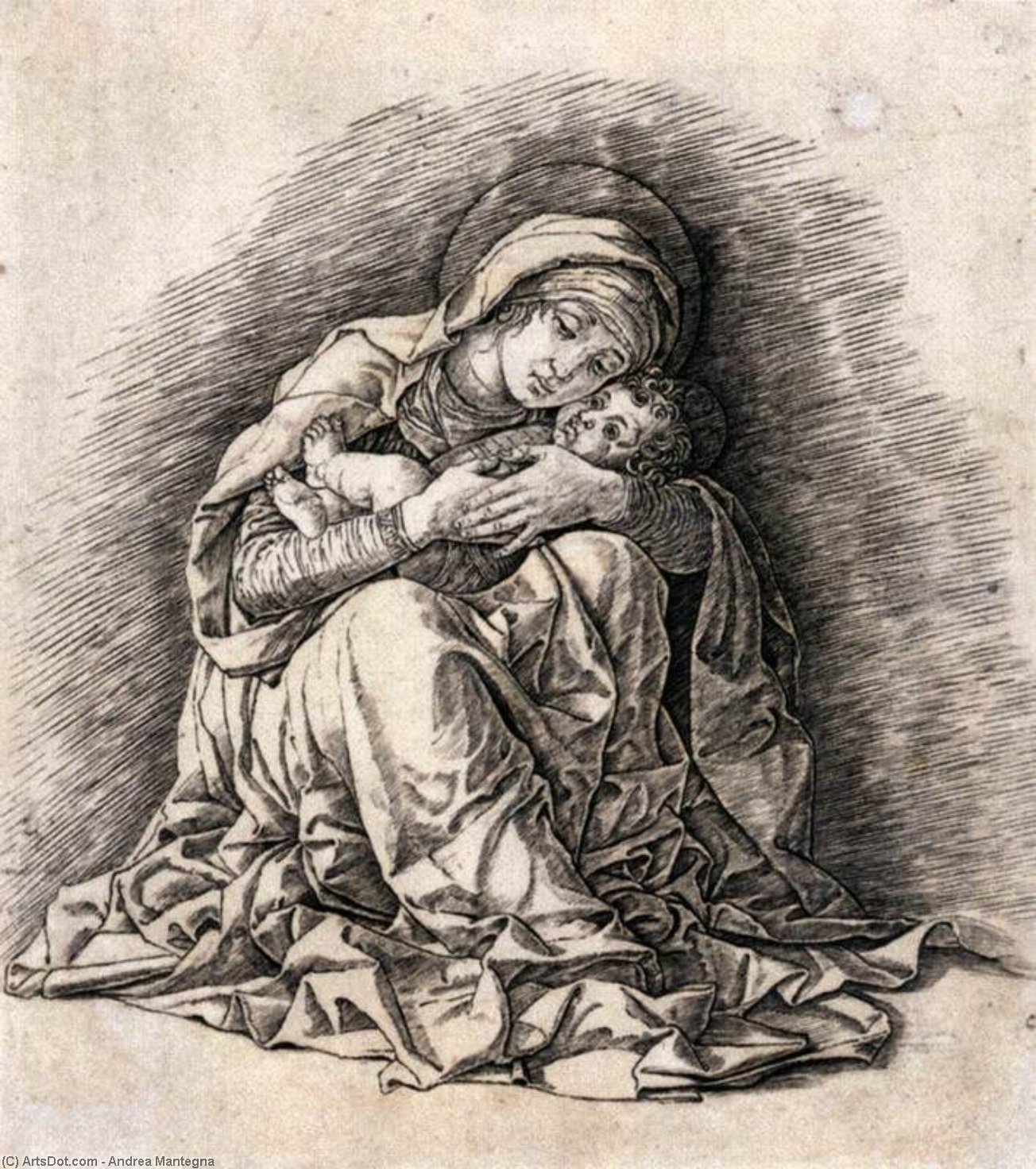 Virgin And Child — Андреа Мантенья