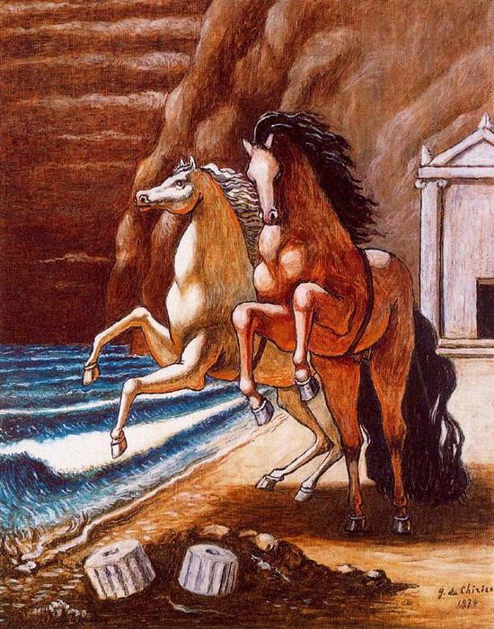 The Horses Of Apollo — Giorgio De Chirico