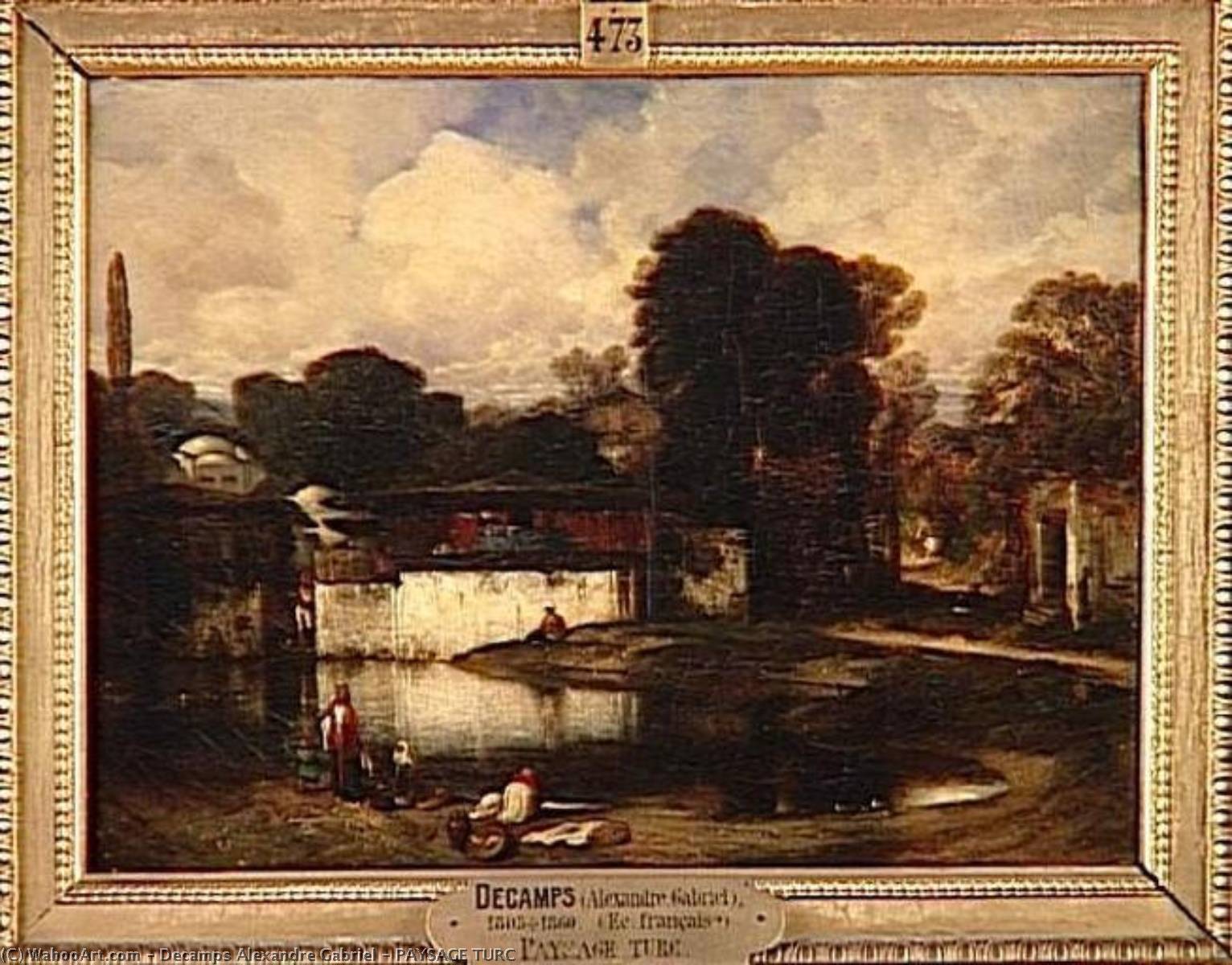 Paysage Turc — Александр Гавриил Декамп