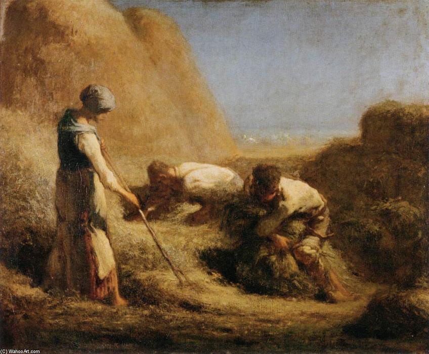 Das Zusammenbinden Von Heu — Jean-françois Millet