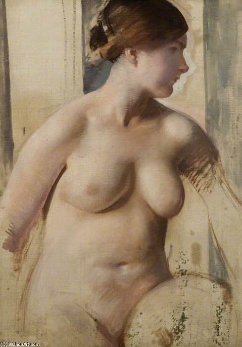 Study Of A Nude — Charles Henry Sims