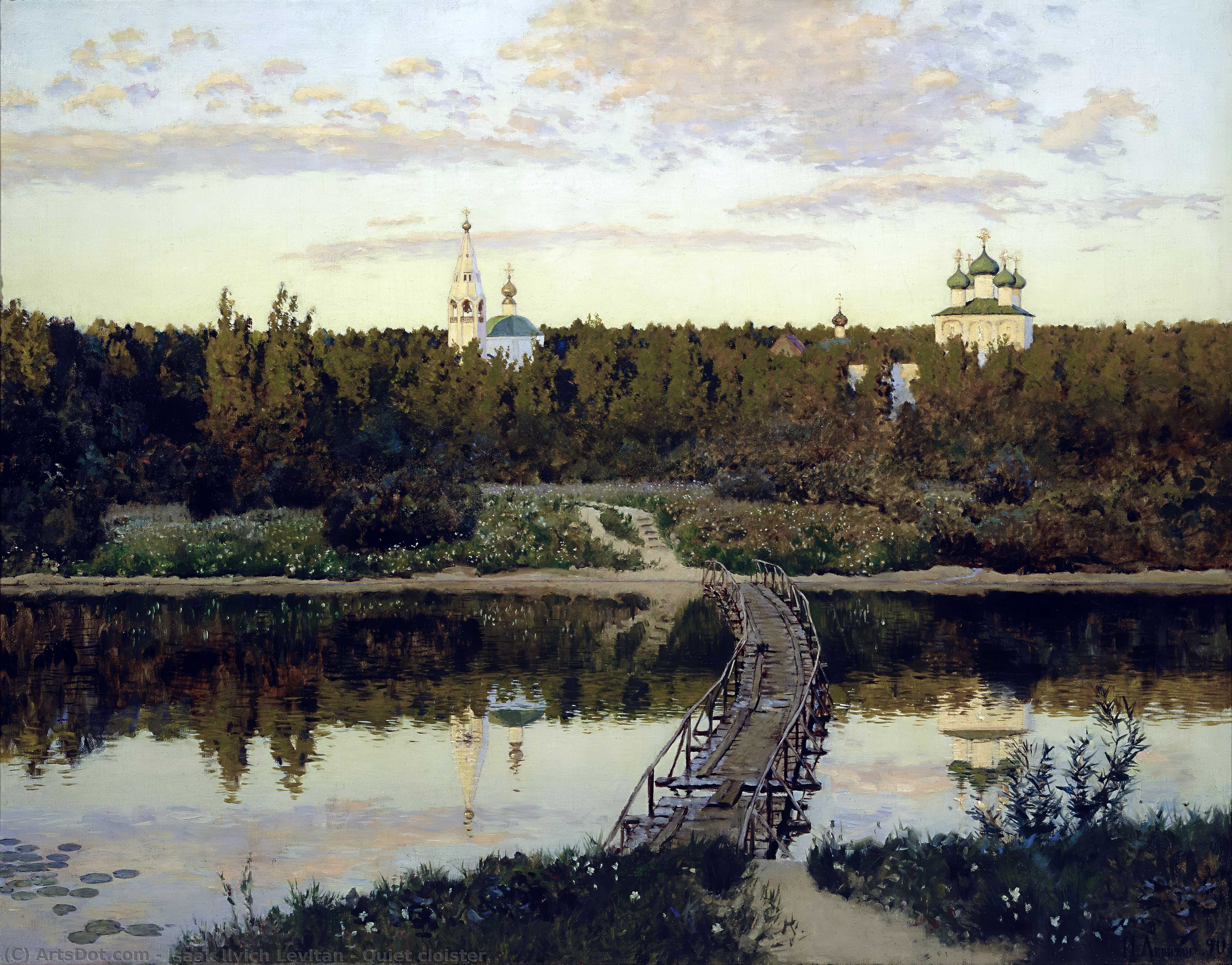 Quiet Cloister — Isaak Ilyich Levitan