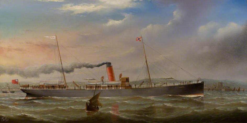 Ss 'perth' Leaving Dundee — Charles Keith Miller