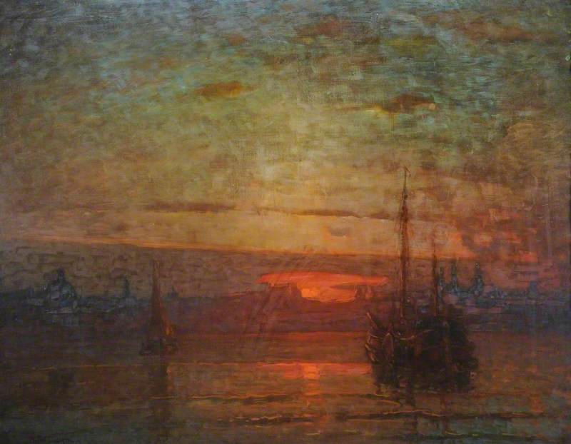 Sunset, Dordrecht, The Netherlands — Moffat Peter Lindner