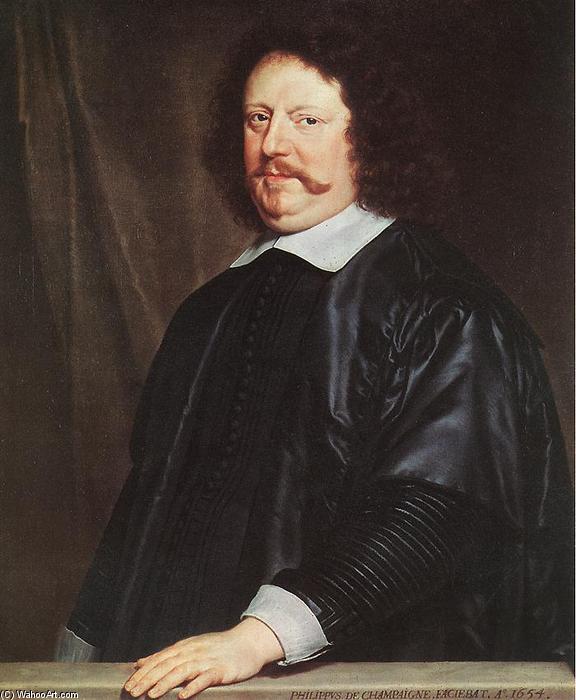 Portrait Of Henri Groulart — Philippe De Champaigne