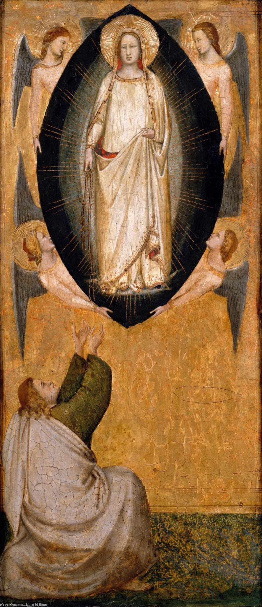 Descent Of Mary's Girdle To The Apostle Thomas — Maso Di Banco