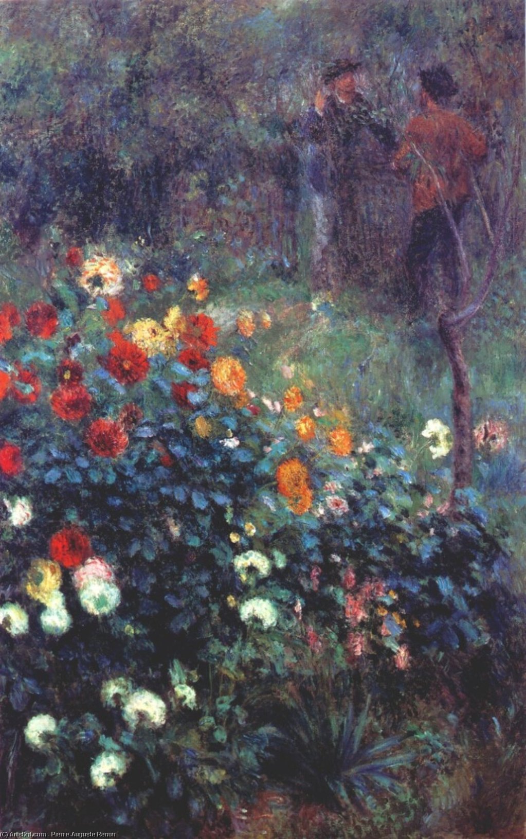 Jardín En La Rue Cortot — Pierre-auguste Renoir