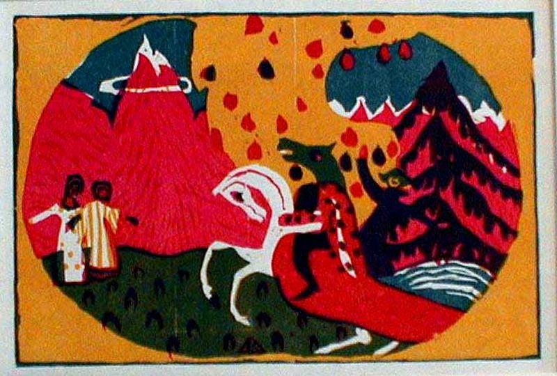 Berge — Wassily Wassilyevich Kandinsky
