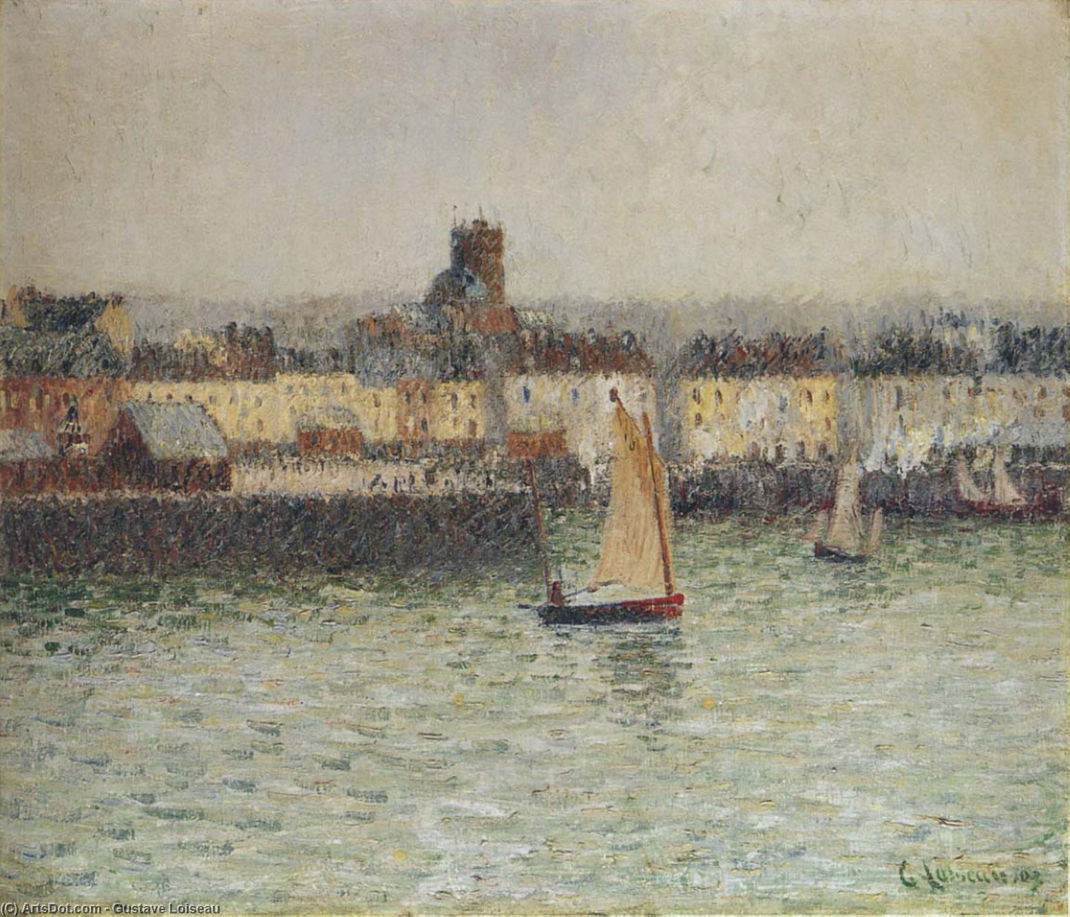 Port Of Dieppe — Gustave Loiseau