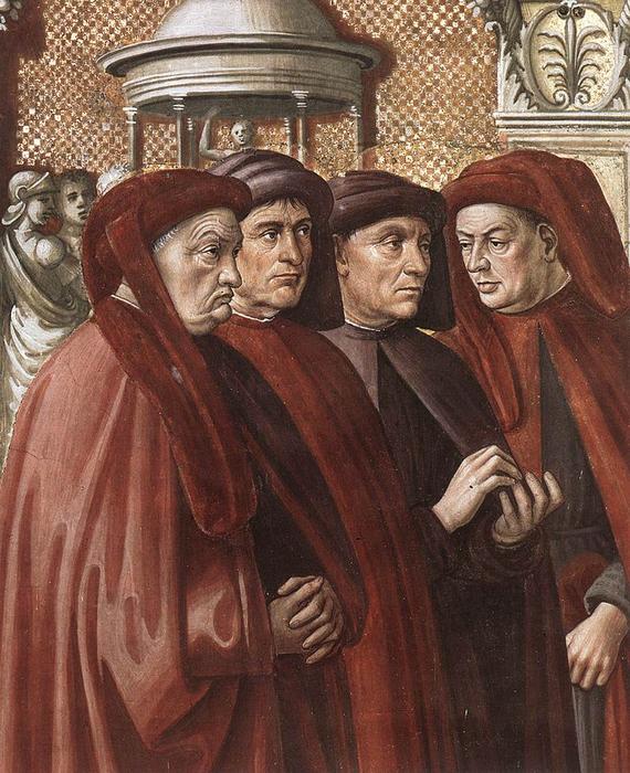 Angel Appearing To Zacharias (detail) — Domenico Ghirlandaio