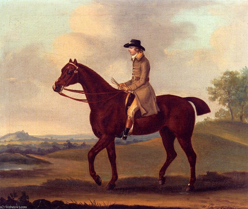 A Horseman In A Landscape — Francis Sartorius Ii (john Francis Sartorius)