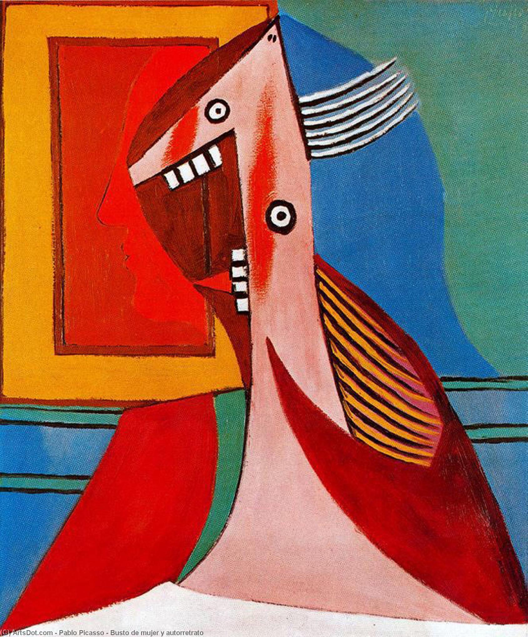 Busto De Mujer Y Autorretrato — Пабло Пикасо