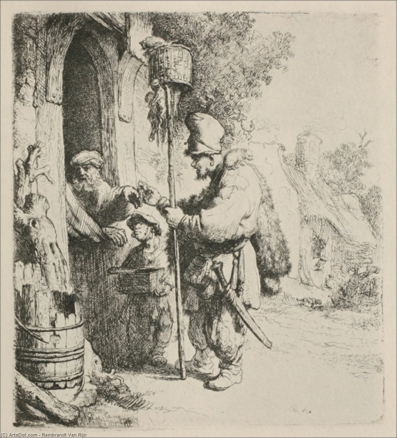 The Rat Killer — Rembrandt Van Rijn