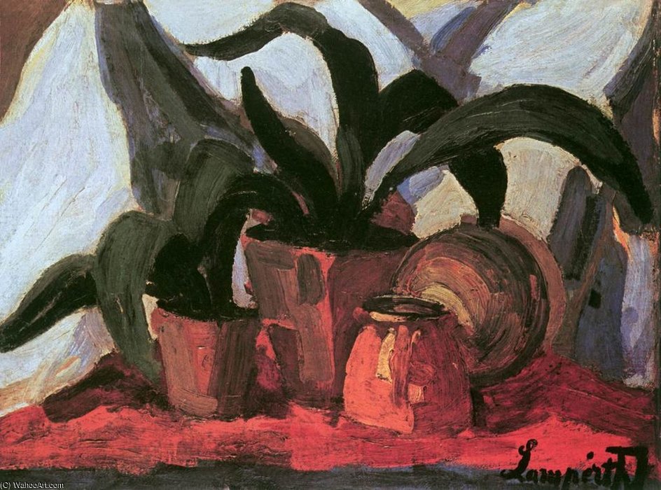 Plant Still-life — Jozsef Nemes Lamperth