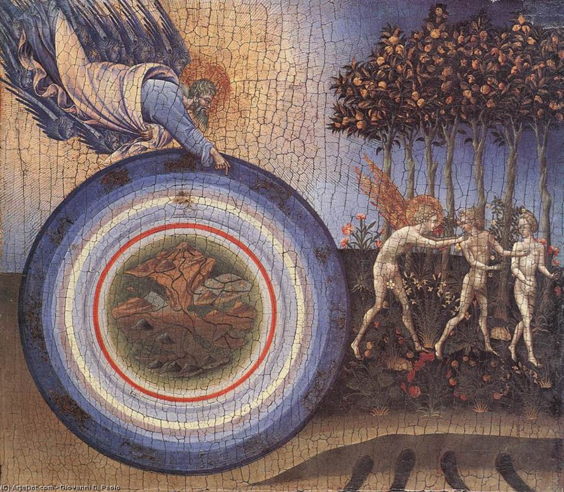 The Creation And The Expulsion From The Paradise — Giovanni Di Paolo