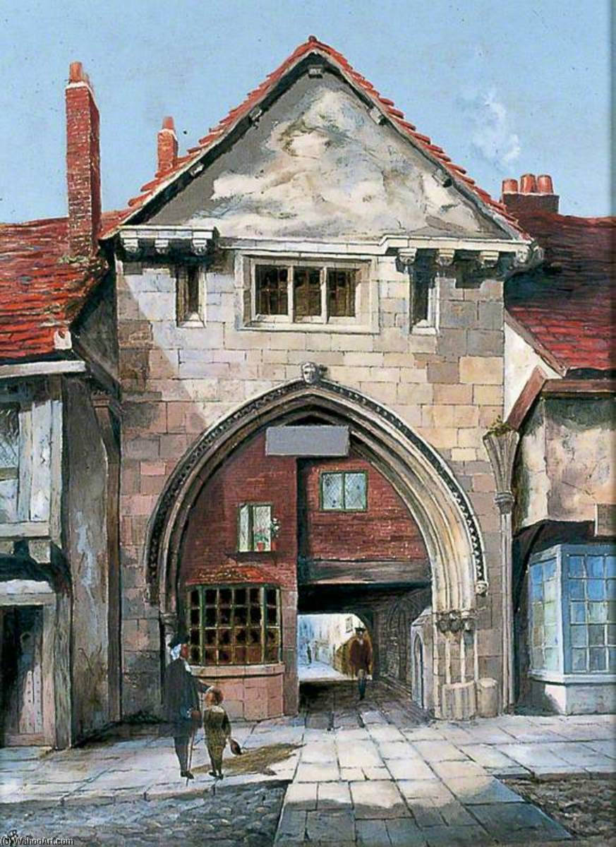 The Gatehouse At Holy Trinity Priory, York — Walter Harvey Brook