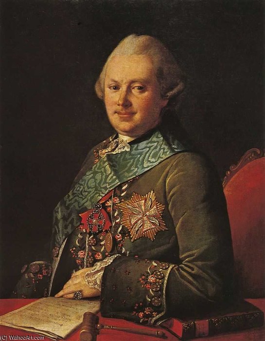 Portrait Of Alexandr Viazemsky — Carl Ludwig Johann Christineck